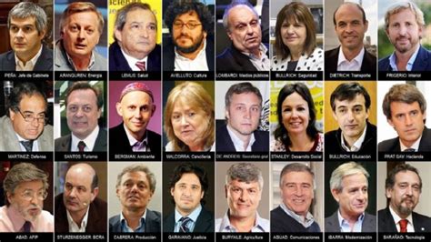 ministros del gobierno actual argentina